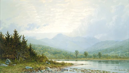 Zachód słońca na górze Chocorua, New Hampshire, 1872.