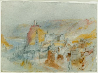 Cochem widziany z góry Endertal