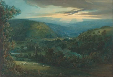Świt w dolinach Devon, 1832.