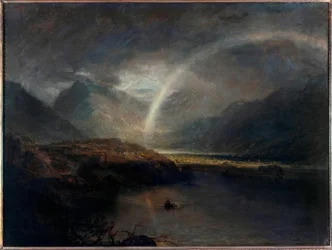Jezioro Buttermere, część Cromackwater, Cumberland, prysznic