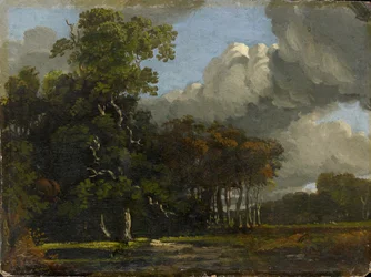Krajobraz leśny, c1816-1820