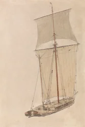 Żaglowiec „Friend” w Upton-on-Severn