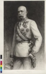 Franciszek Józef I w galowym mundurze marszałka polnego