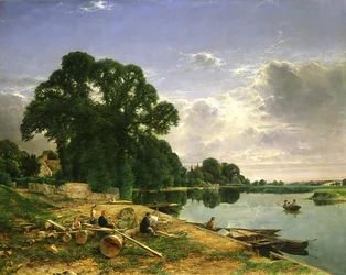 Na Tamizie, ok. 1870 (olej na płótnie)