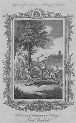 Książę Somerset zabija Lorda Wenlocka, 1773.