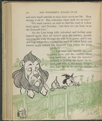 Ilustracja z książki "Cudowny Czarnoksiężnik z Krainy Oz" autorstwa Lymana Franka Bauma