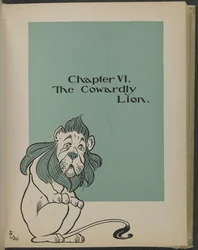 Ilustracja z książki "Cudowny Czarnoksiężnik z Krainy Oz" autorstwa Lymana Franka Bauma