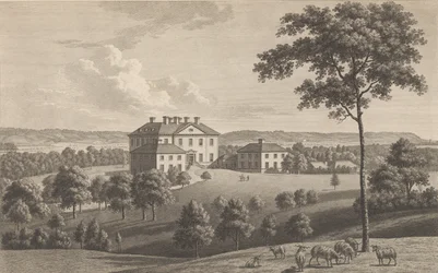Montreal, niedaleko Sevenoke, w hrabstwie Kent, z Edwarda Hasteda, The History and T..., 1777-90.