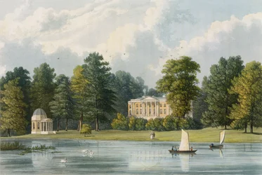 Hampton House, grawerowany przez Richarda Gilsona Reeve