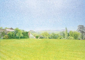 Poranny krajobraz, Carmarthenshire