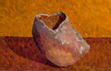 Martwa natura, Suemono, 2019 (olej na płótnie)