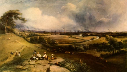 „Widok Manchesteru z Higher Broughton”, 1835, 1943.