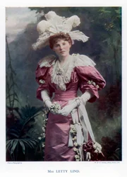 Letty Lind, aktorka i tancerka, 1901.