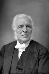 Wielebny Henry Allon 1818-1892, angielski nonkonformista boski, 1890.