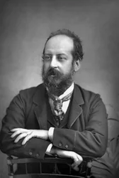 Sir James Dromgole Linton 1840-1916, malarz angielski, 1890.