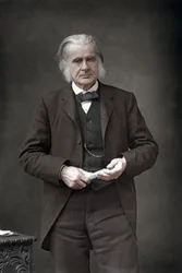 Thomas Henry Huxley 1825-1895, angielski biolog, 1890.