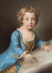 Lord Algernon Percy, późniejszy hrabia Beverley (rysunek pastelowy)