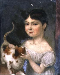 Maria FitzHerbert, c.1817 (łupek)