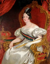 Portret D. Marii II , królowej Portugalii