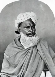 Portret mężczyzny z Indii, z „Kostiumy i ludzie Indii”, ok. 1860 r.