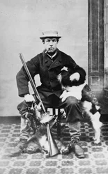 Willoughby Wallace Hooper po strzelaninie, ok. 1860-80