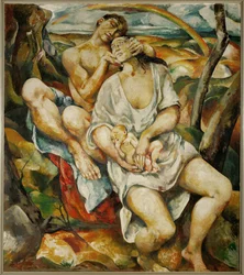 Rodzina (olej na płótnie)