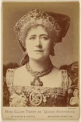 Panna Ellen Terry jako "Królowa Katarzyna"