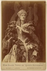 Panna Ellen Terry jako "Królowa Katarzyna"