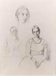 Autoportret (ołówek na papierze)