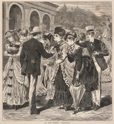 Na wiosnę: Saratoga, z Hearth and Home, 28 sierpnia 1869 r.