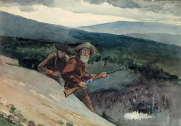 Polowanie na niedźwiedzie, Prospect Rock, 1892.