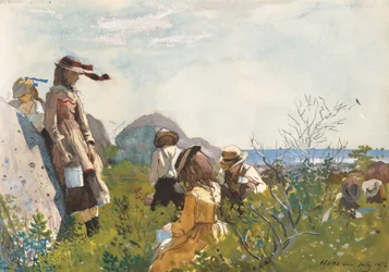 Zbieracze jagód, 1873.