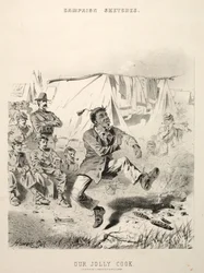 Szkice kampanii: Nasz wesoły kucharz, 1863.