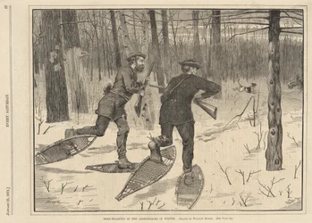 Polowanie na jelenie w Adirondacks zimą, od każdej soboty 21 stycznia 1871 r.