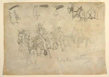 Rysunek, bateria Talbots, 1862 r.