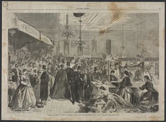 Wielki kiermasz zorganizowany w City Assembly Rooms w Nowym Jorku w grudniu 1861 r. na rzecz miejskich ubogich