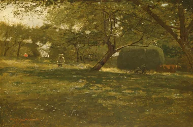 Scena żniwna, ca. 1873.