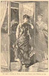Nadeszła burza wiatru, deszczu i bryzgów - i Portia, z The Galaxy, grudzień 1869