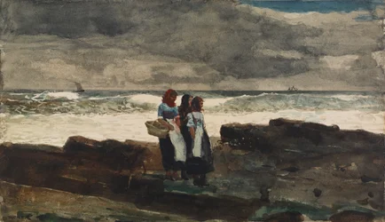 Słońce i chmury, 1882.