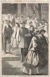 Święto Dziękczynienia - Kruchta Kościoła, 1865.