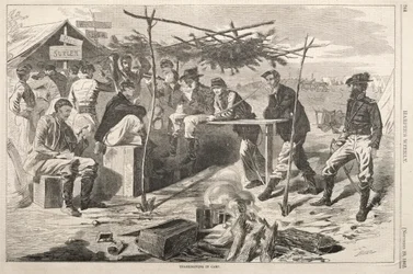 Święto Dziękczynienia w Obozie, 1862.