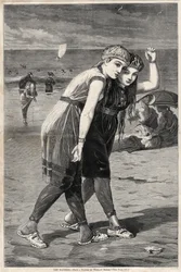 Kąpiący się, 1873.