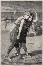 Kąpiący się, 1873.