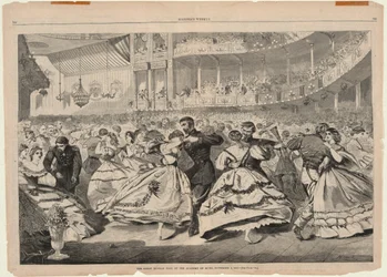 Wielki Bal Rosyjski w Akademii Muzycznej, 5 listopada 1863, Harper