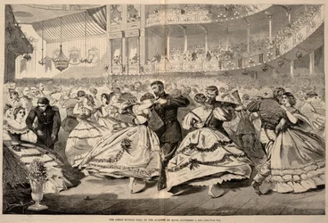 Wielki rosyjski bal w Akademii Muzycznej, 5 listopada 1863 r., z Harper