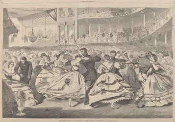 Wielki Bal Rosyjski w Akademii Muzycznej, 5 listopada 1863, wydany 1863.