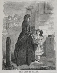 Dama w czerni, 1860