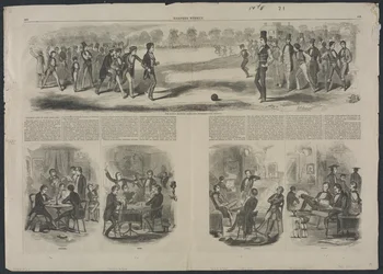 Mecz między Sophs i Freshmen, 1857.