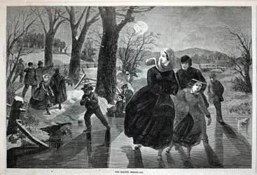 The Skating Season--1862, z Harper