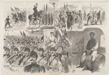 Pieśni wojny, wydane w 1861 r.